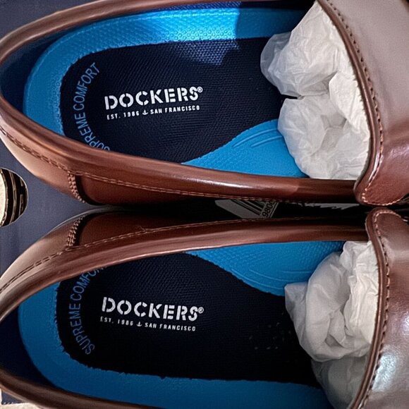 Dockers Men’s Loafers 9.5M Mahogany Brown Bit Slip-On Supreme Comfort 👞 - Picture 6 of 11